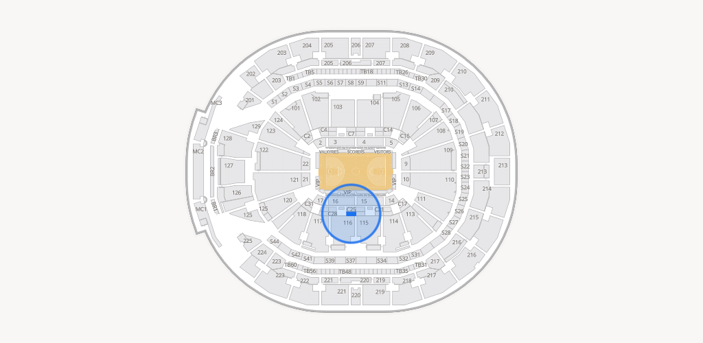 Chase Center Seating Chart