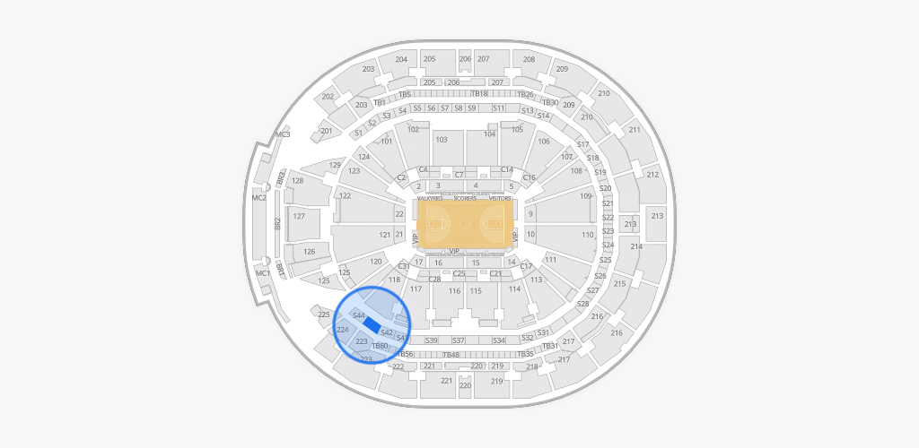 Chase Center Seating Chart
