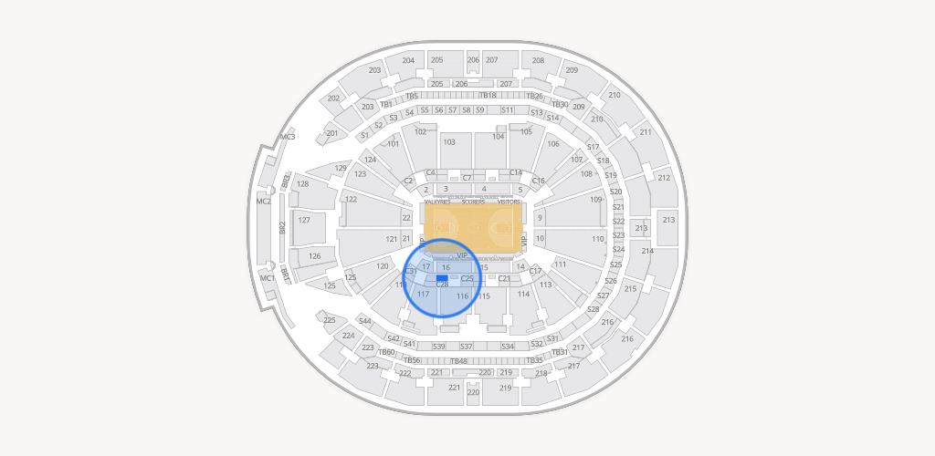 Chase Center Seating Chart