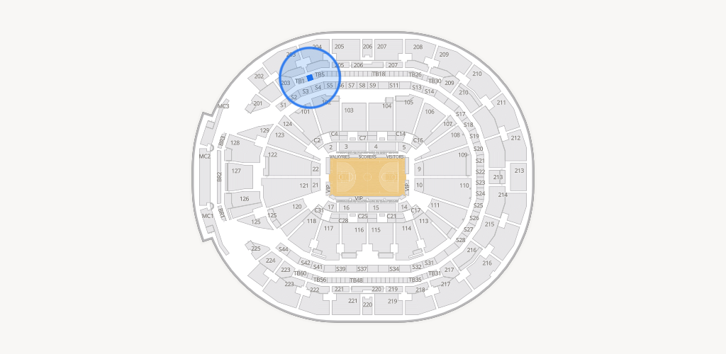 Chase Center Seating Chart