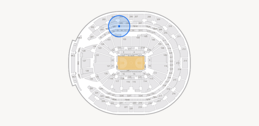 Chase Center Seating Chart
