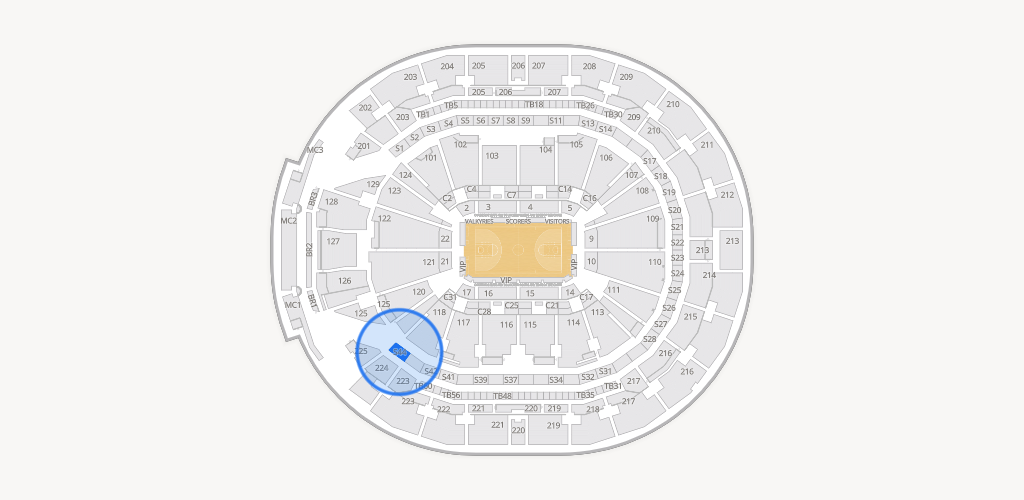 Chase Center Seating Chart