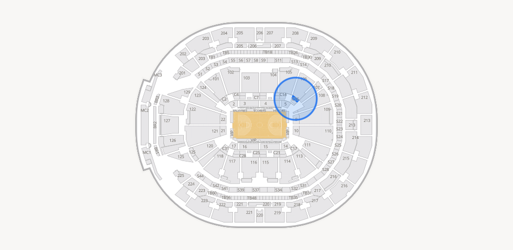 Chase Center Seating Chart