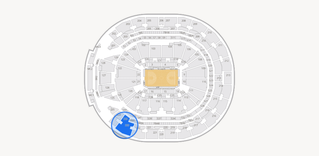 Chase Center Seating Chart