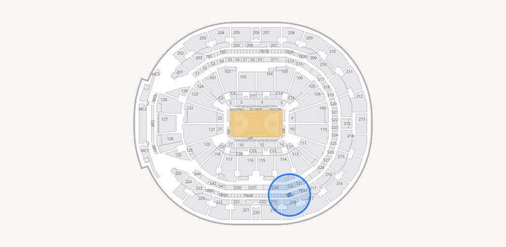 Chase Center Seating Chart