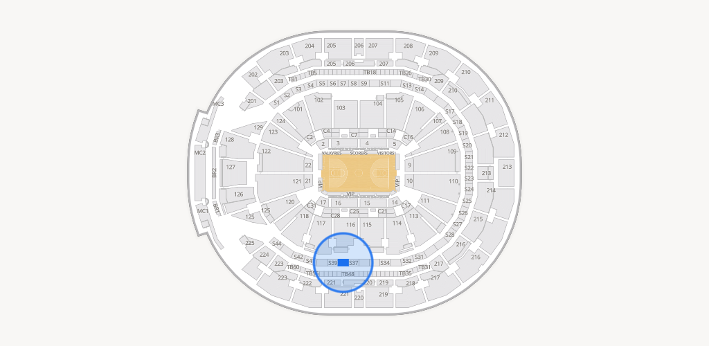 Chase Center Seating Chart
