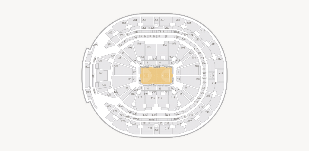Chase Center Seating Chart