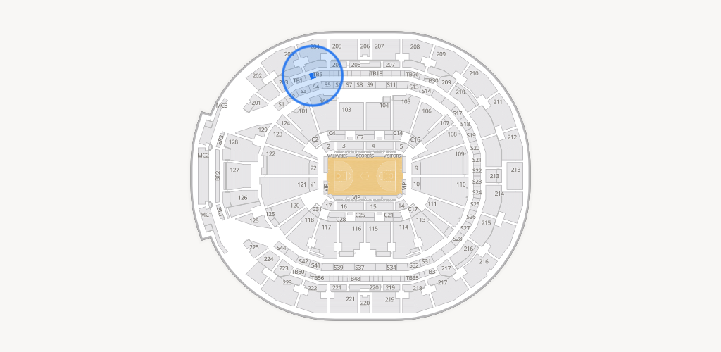 Chase Center Seating Chart