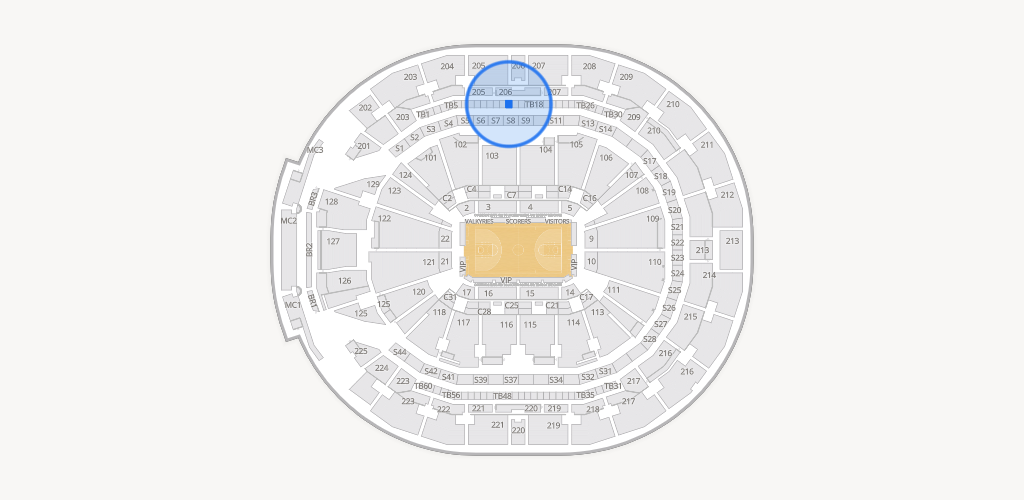 Chase Center Seating Chart