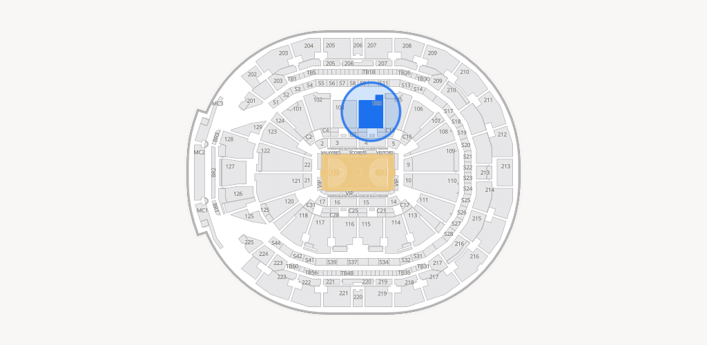 Chase Center Seating Chart