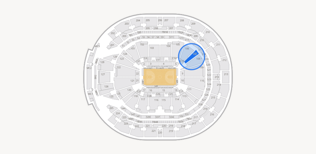 Chase Center Seating Chart