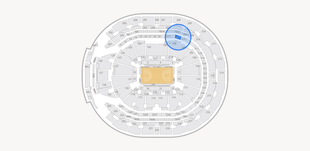 Chase Center Seating Chart
