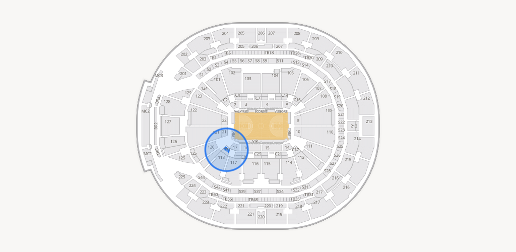 Chase Center Seating Chart