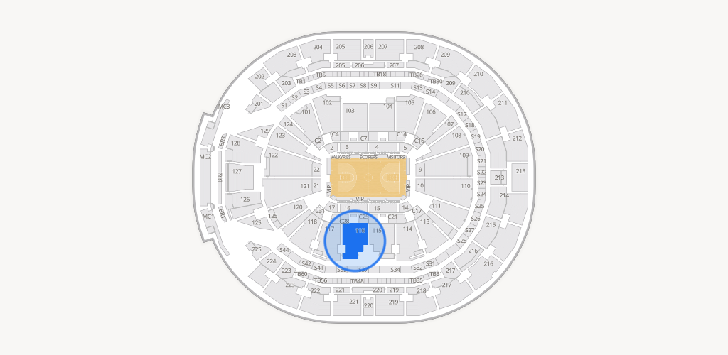 Chase Center Seating Chart