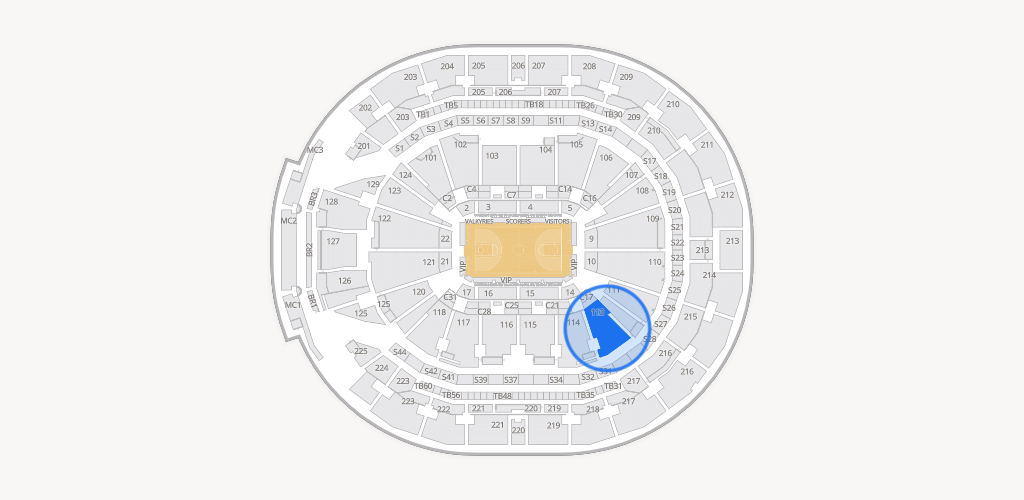 Chase Center Seating Chart