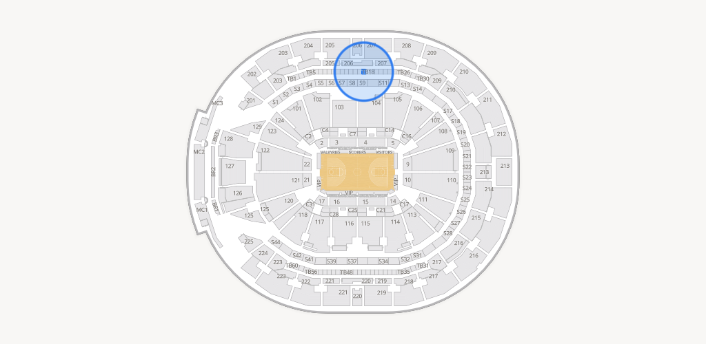 Chase Center Seating Chart