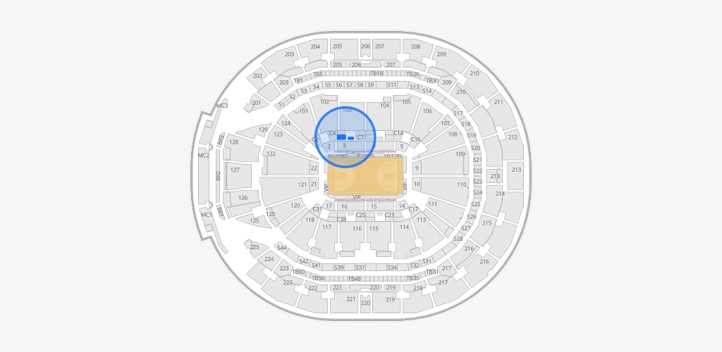 Chase Center Seating Chart