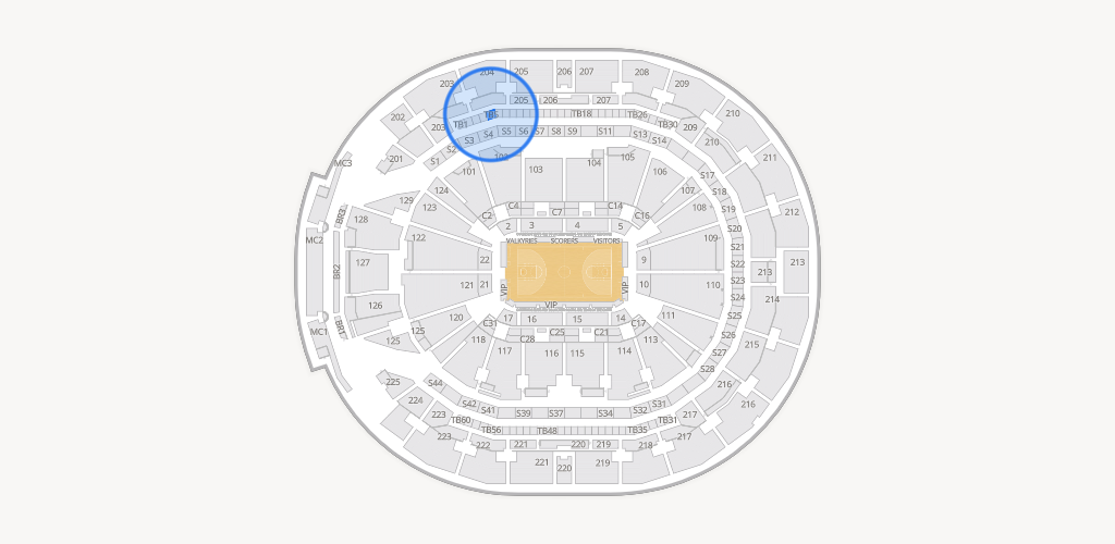 Chase Center Seating Chart