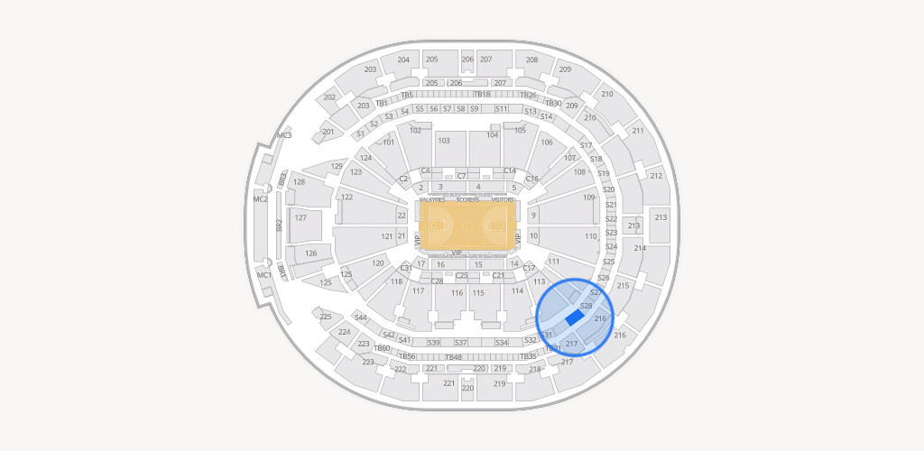 Chase Center Seating Chart