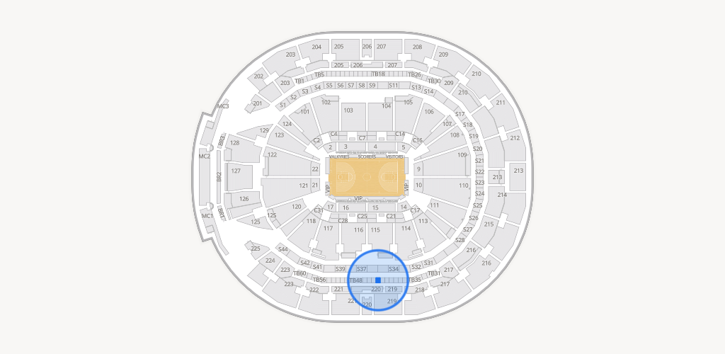 Chase Center Seating Chart
