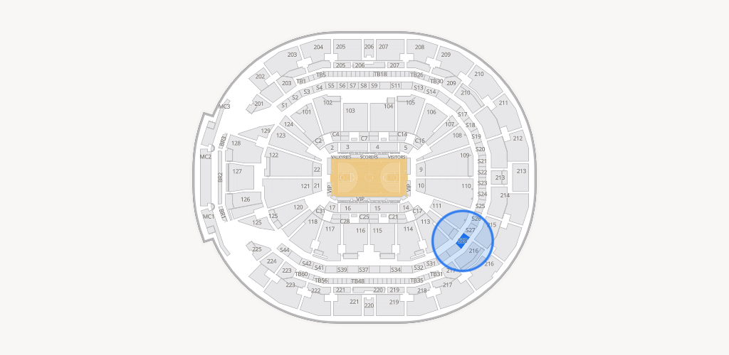 Chase Center Seating Chart