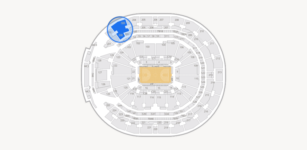 Chase Center Seating Chart