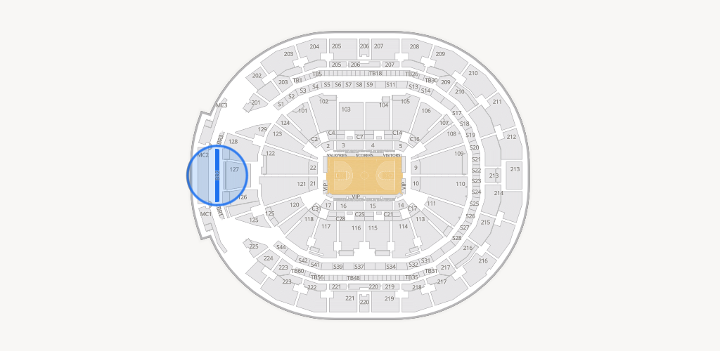 Chase Center Seating Chart