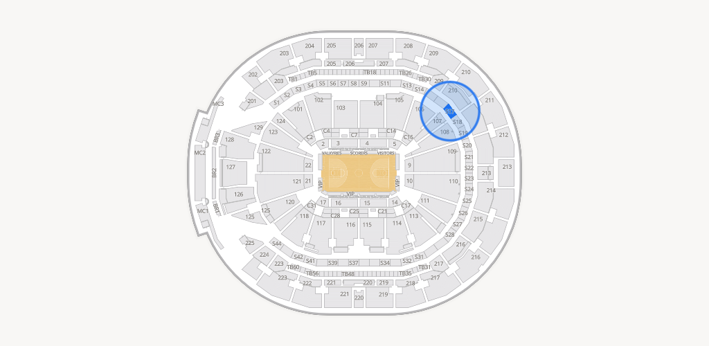 Chase Center Seating Chart