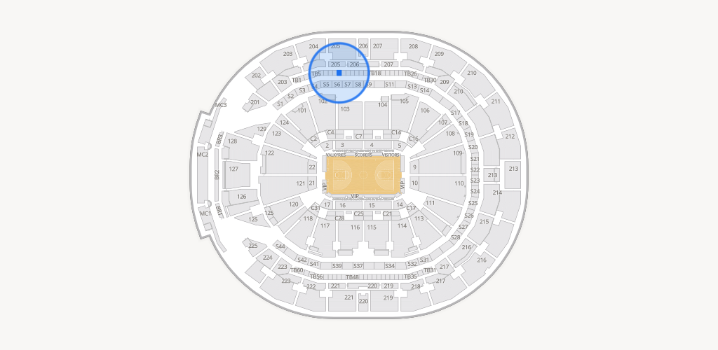 Chase Center Seating Chart