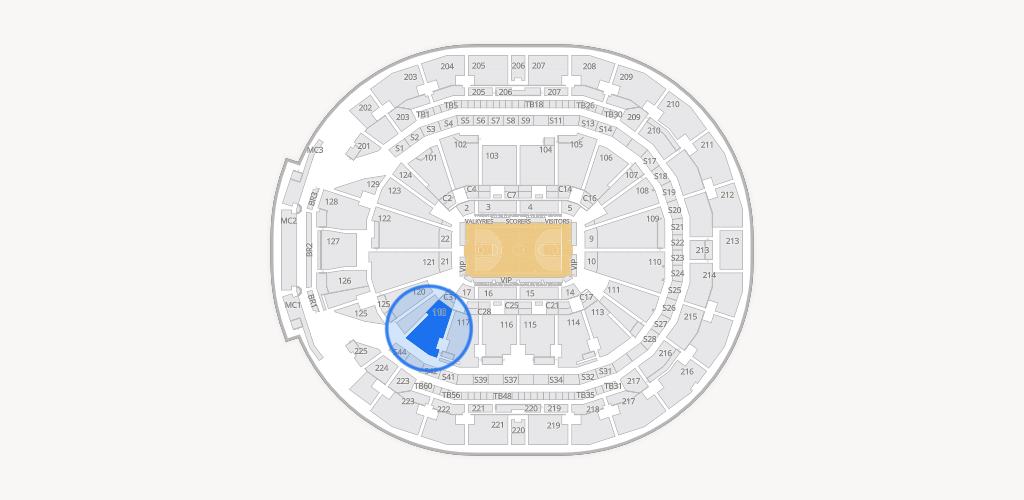 Chase Center Seating Chart