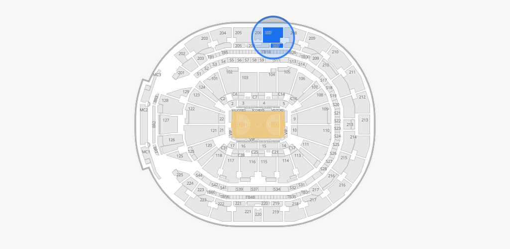 Chase Center Seating Chart