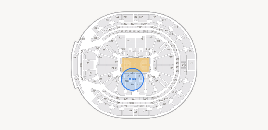 Chase Center Seating Chart