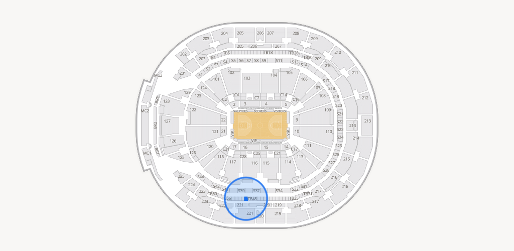 Chase Center Seating Chart