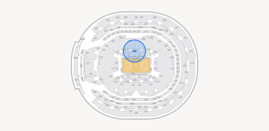Chase Center Seating Chart
