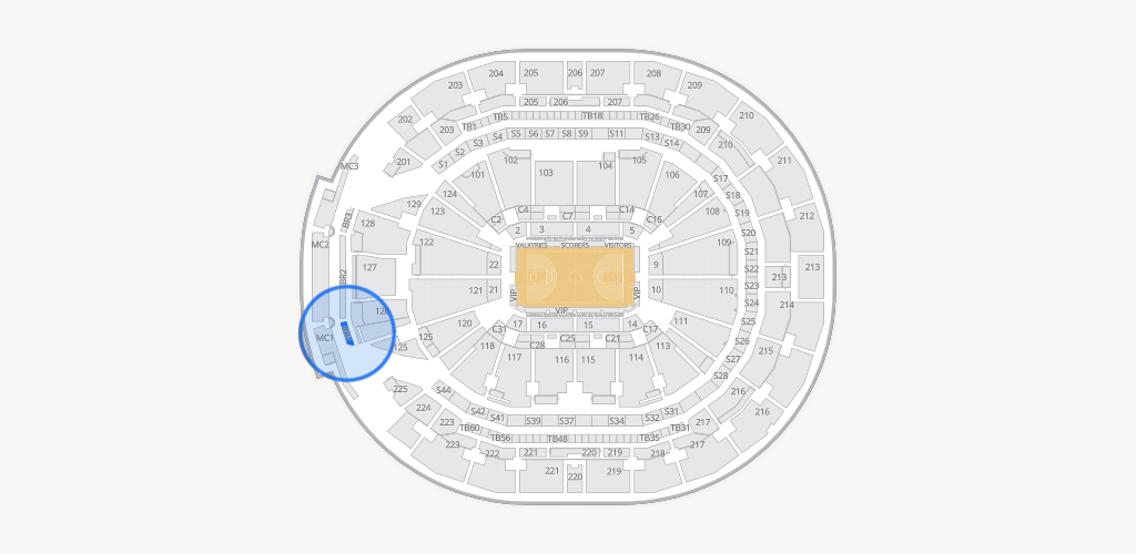 Chase Center Seating Chart