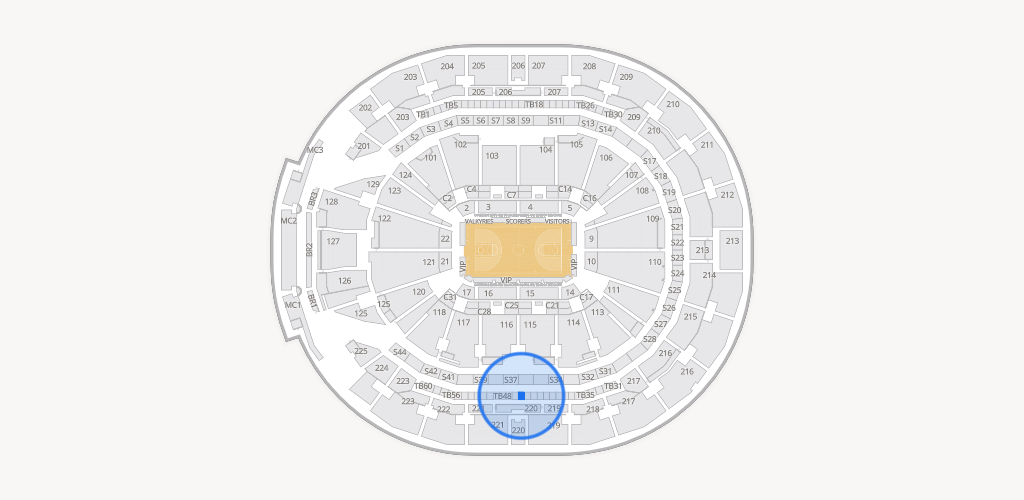 Chase Center Seating Chart