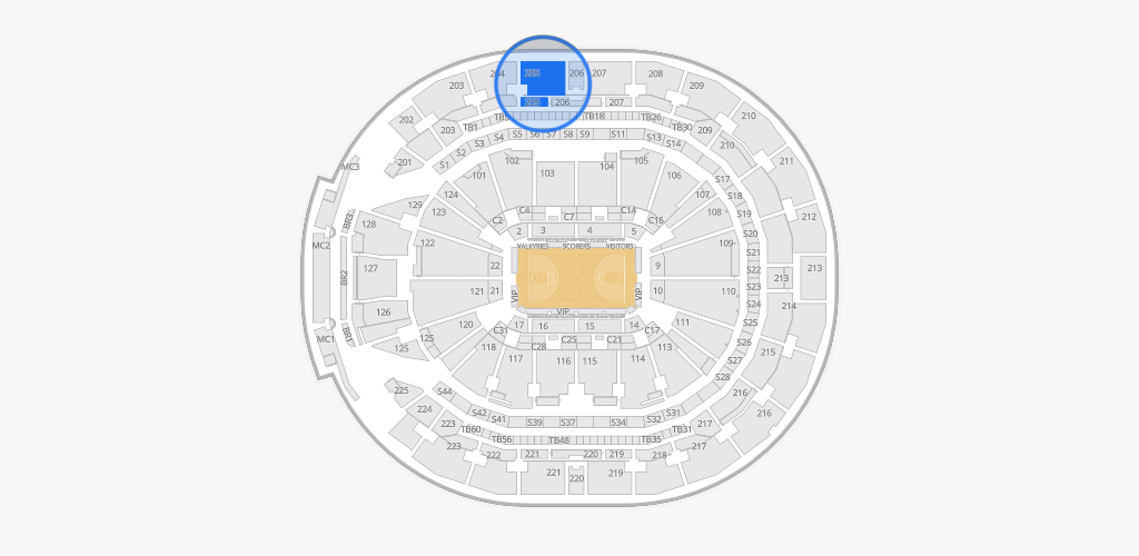 Chase Center Seating Chart