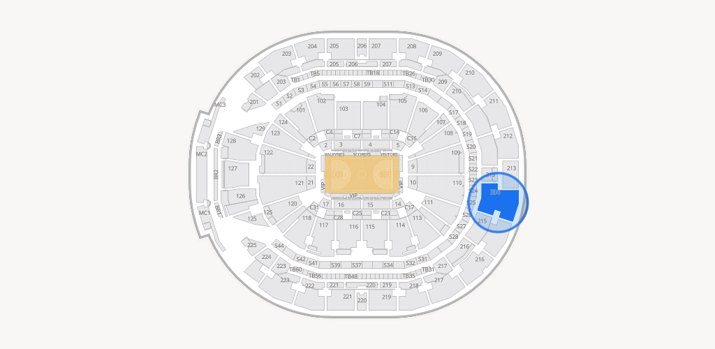 Chase Center Seating Chart