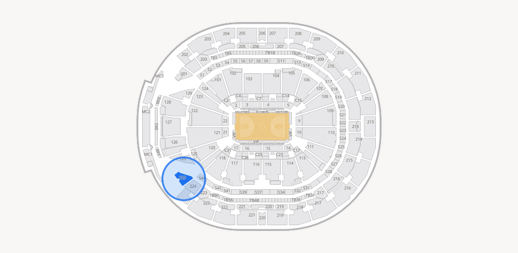 Chase Center Seating Chart