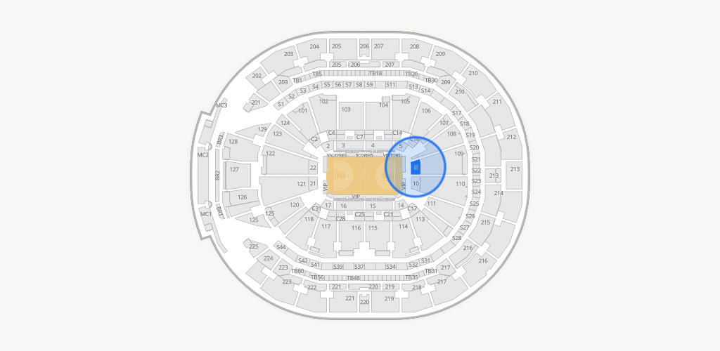 Chase Center Seating Chart