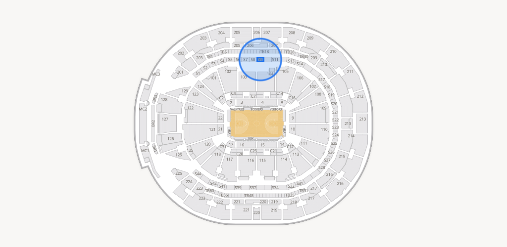 Chase Center Seating Chart