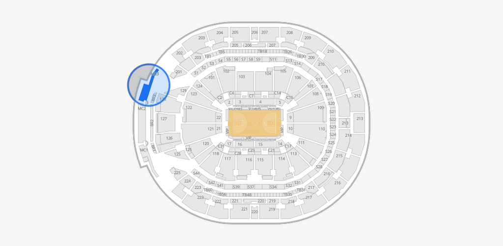 Chase Center Seating Chart
