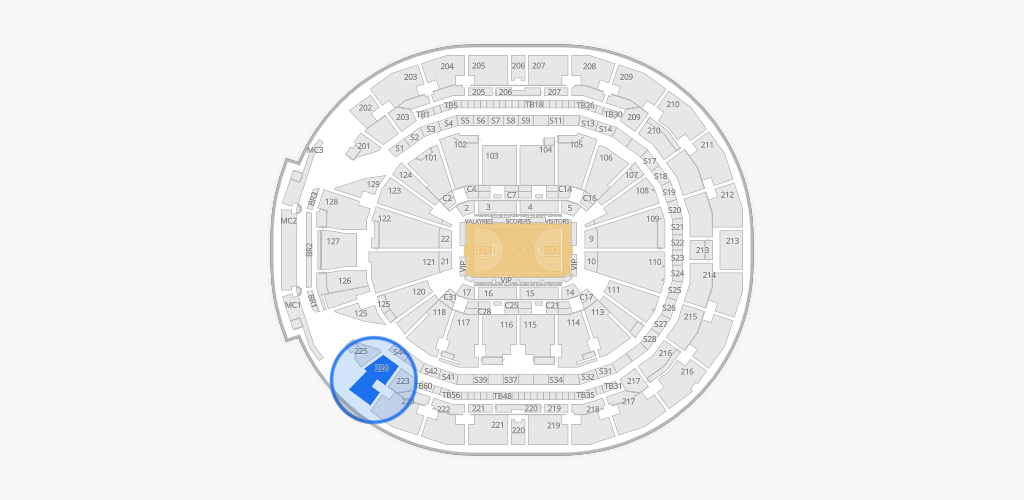 Chase Center Seating Chart