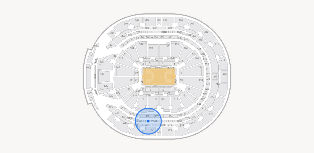 Chase Center Seating Chart