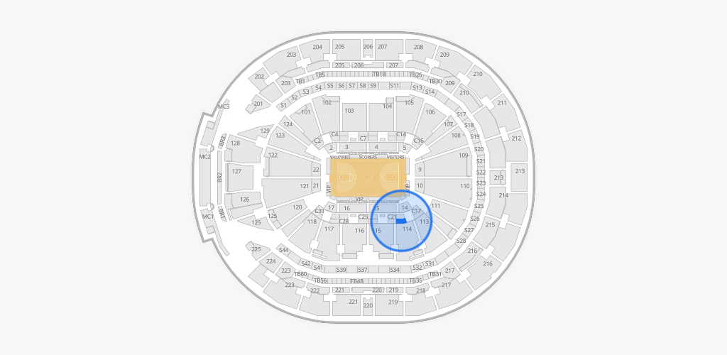 Chase Center Seating Chart