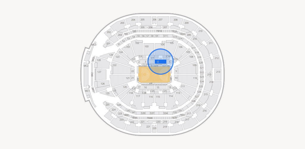 Chase Center Seating Chart