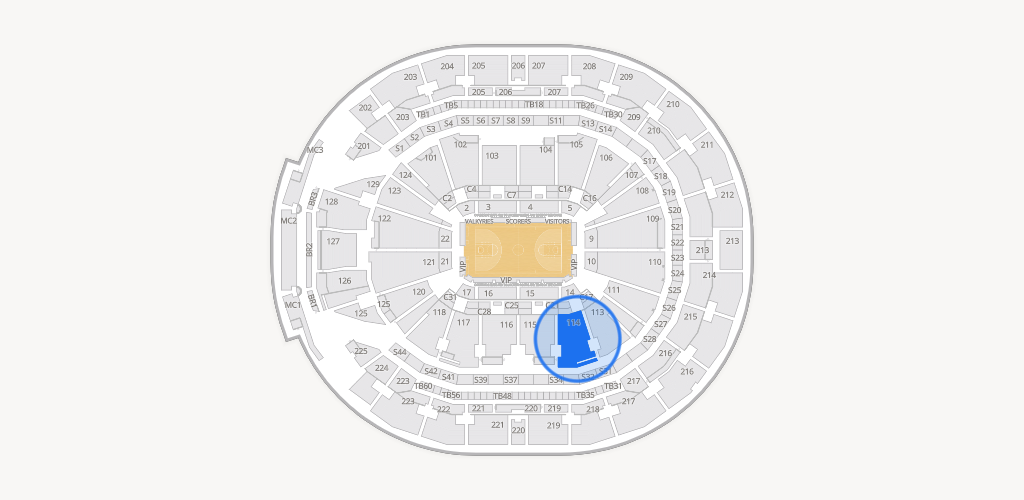 Chase Center Seating Chart