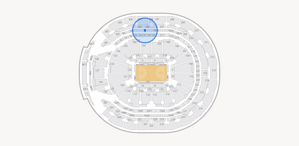 Chase Center Seating Chart