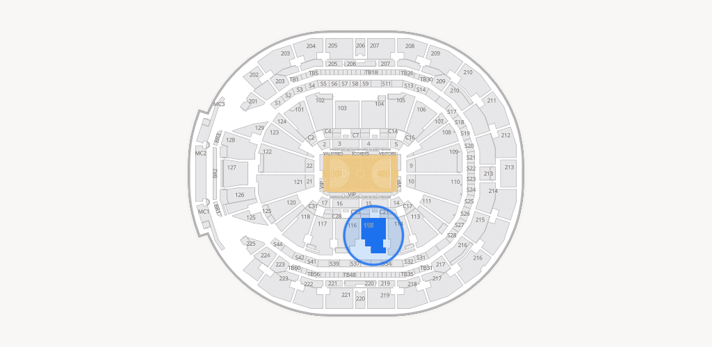 Chase Center Seating Chart