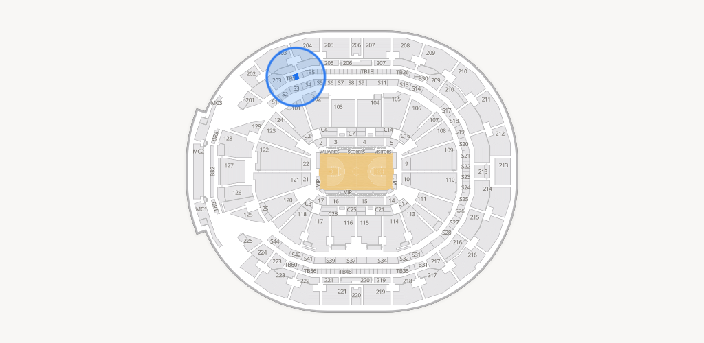 Chase Center Seating Chart